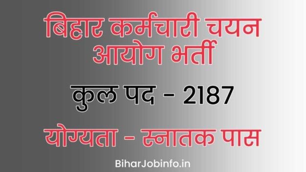 Bihar Staff Selection Commission Bharti