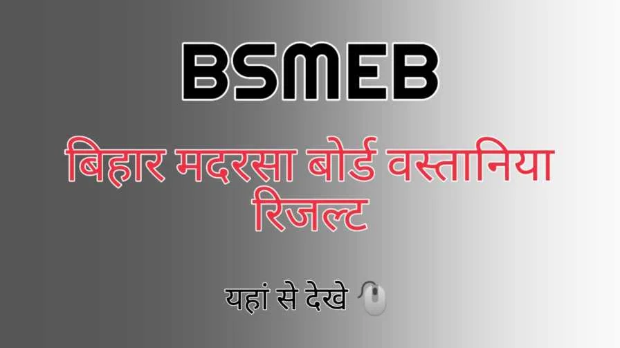 BSMEB Wastania Result 2024